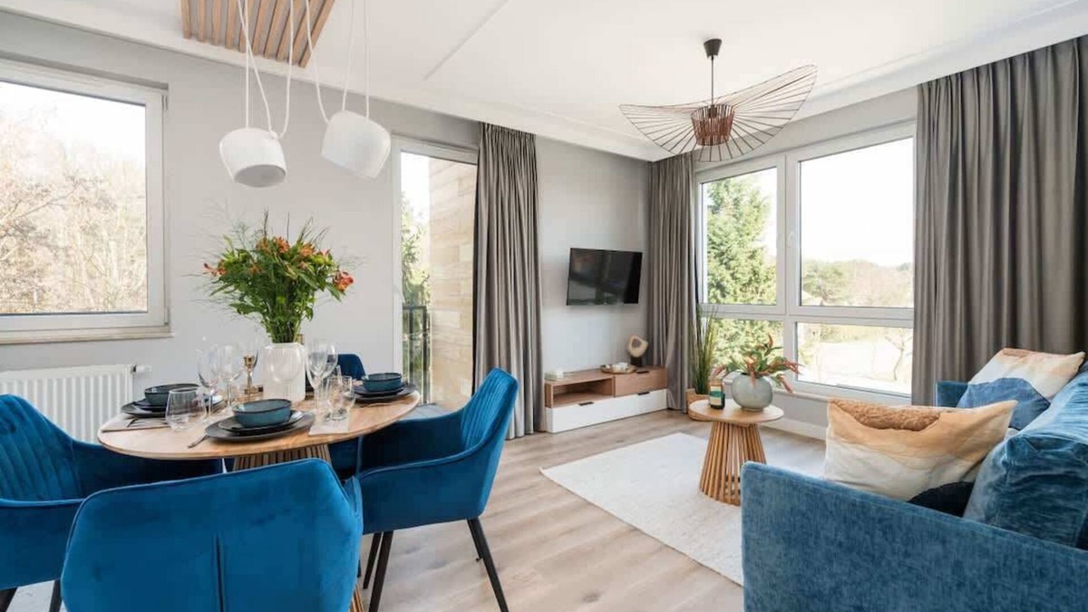 Wyspa Sobieszewska Apartment | A unique apartment surrounded by greenery