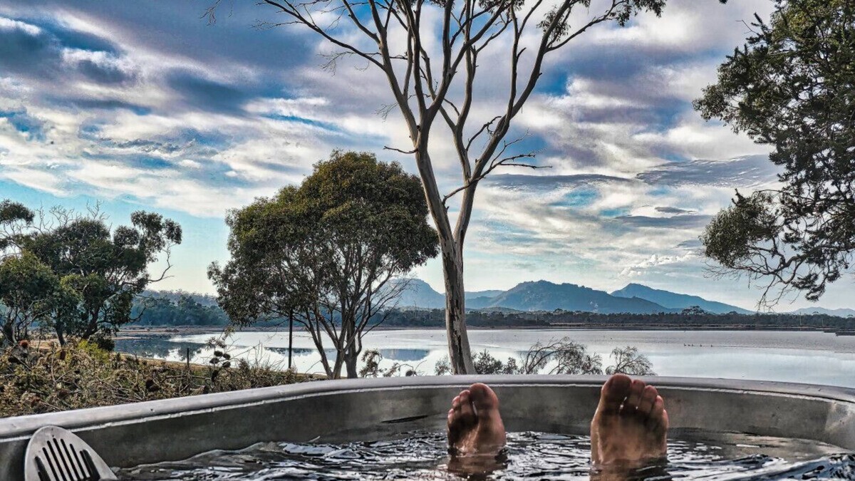 Coles Bay House | A Wabi-Sabi Hygge-infused sauna & spa escape