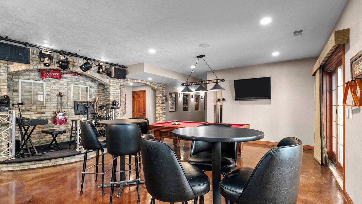 Forest Junction House | A warm & inviting modern retreat featuring on-site local brews & a home theater.
