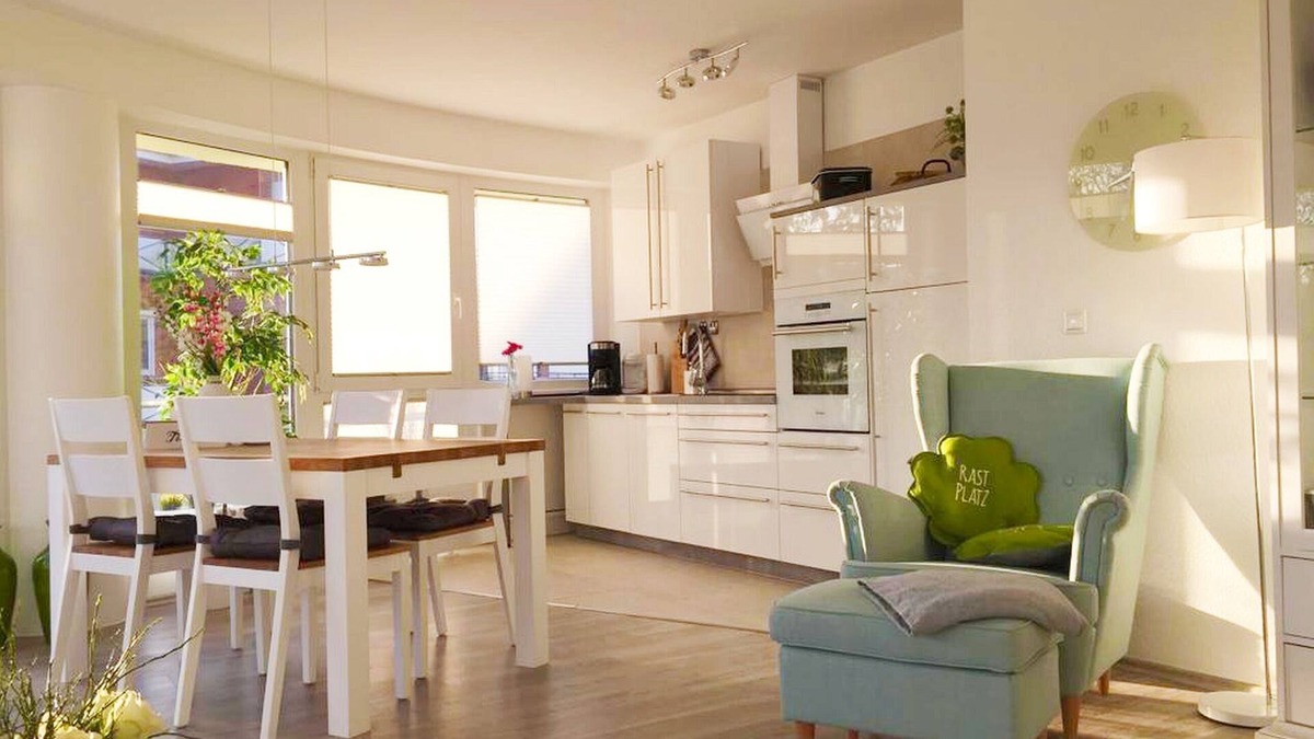 Sahlenburg Apartment | A2.5 - Exclusive, beautiful vacation apartment with round balcony for 4 people