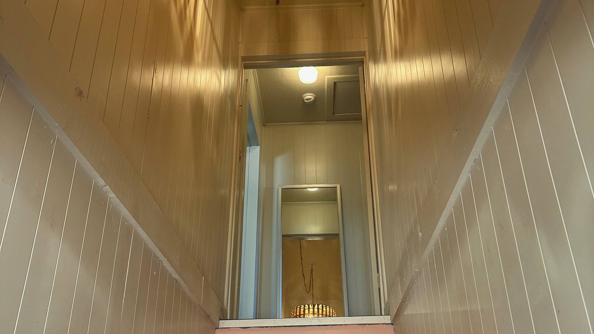 La Grange Apartment | Above the pink stairs ~ a quiet eclectic garage apartment.