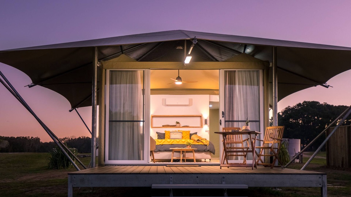 Rules Beach Cabin | Absolute Beachfront Glamping Tent