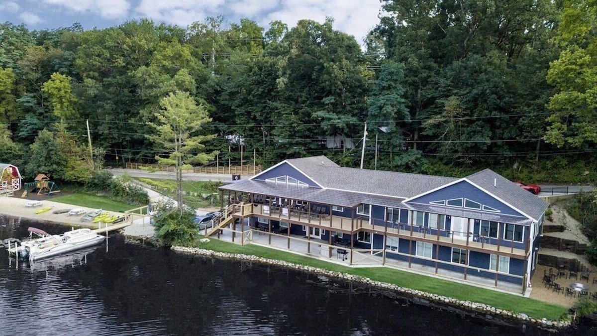Cassopolis House | Accessible Blue Spruce Lodge: 340ft of Lake Frontage, 80-ft wide Sandy Beach!