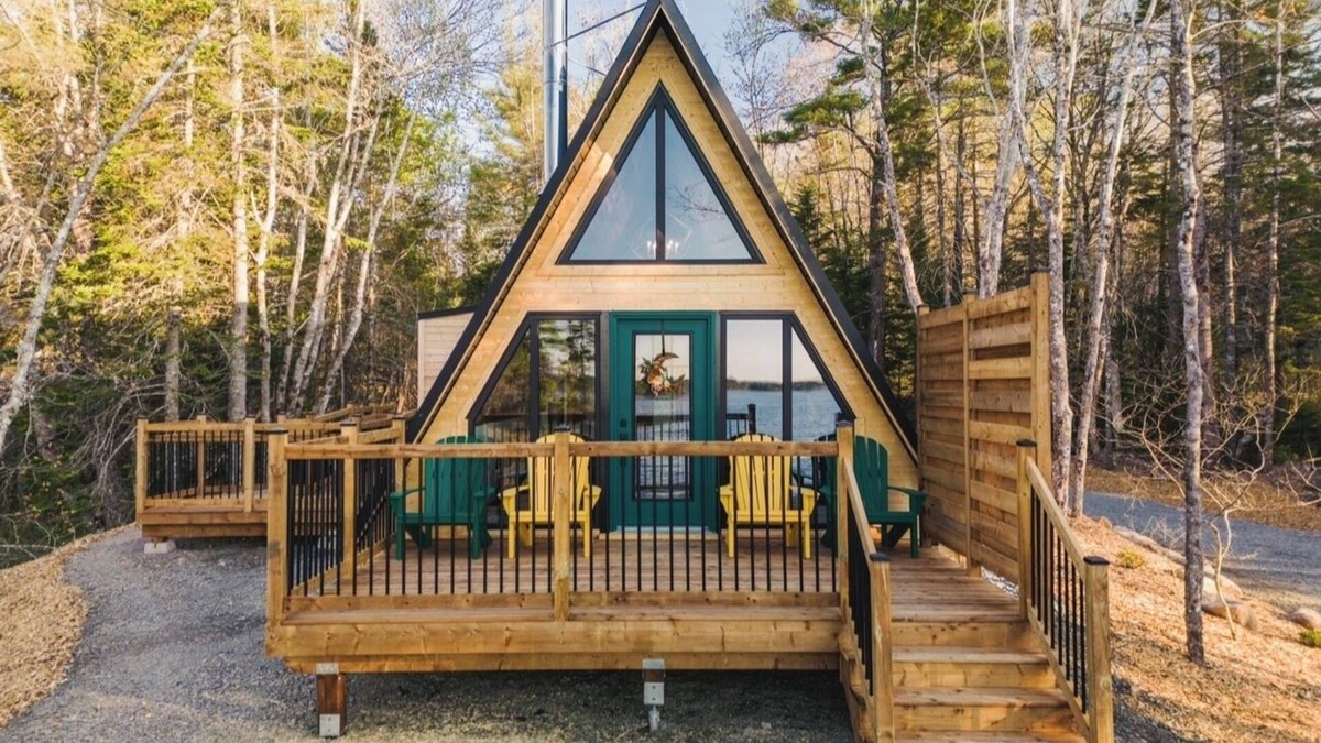 Upper New Cornwall Cabin | Accessible Waterfront A-Frame Retreat on Quiet Lake in Lunenburg