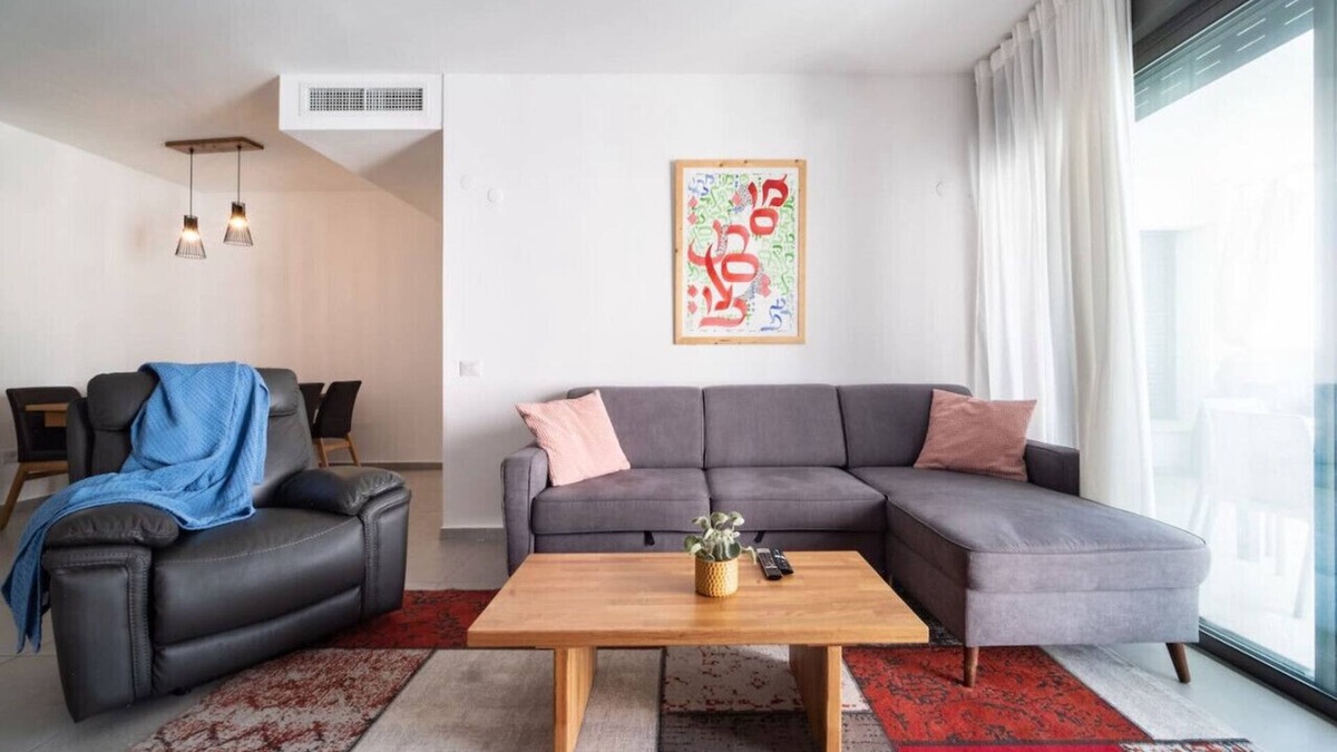 Nahariya Apartment | Achziv Beach Haven 3BR Apartment by Sea N' Rent