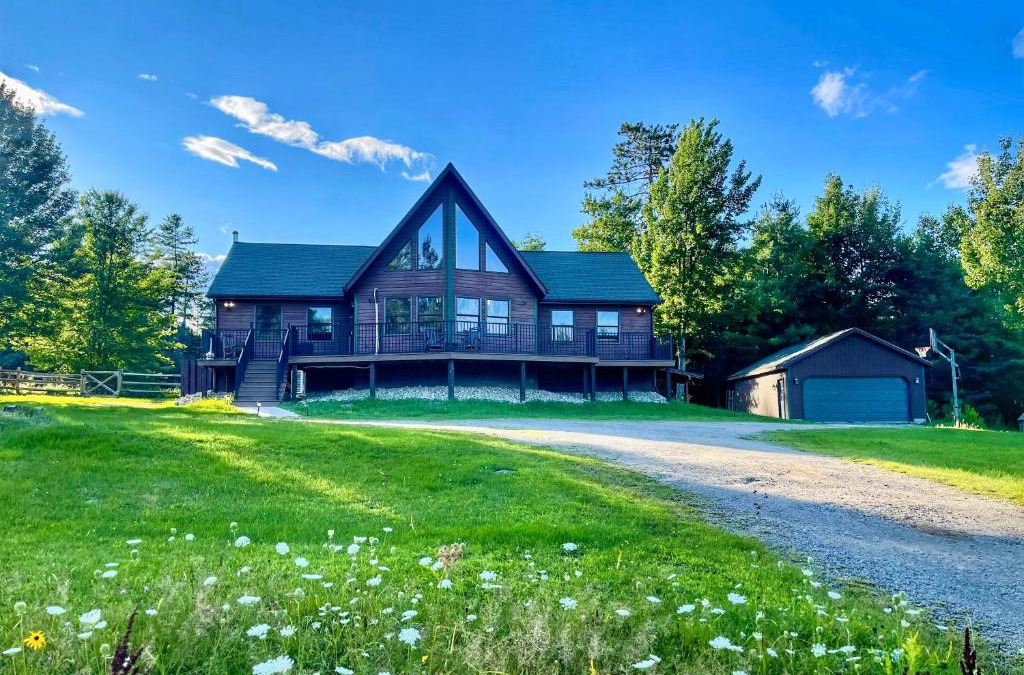 Jay House | Adirondack Alpine Cabin with Hot Tub, Near Whiteface, Lake Placid, Game Rm, Fenced Yard, Views