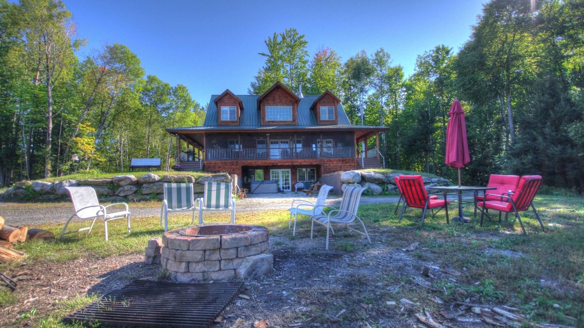 Town of Hebron House | adirondack style all season lodge/resort on a natural glacier pond
