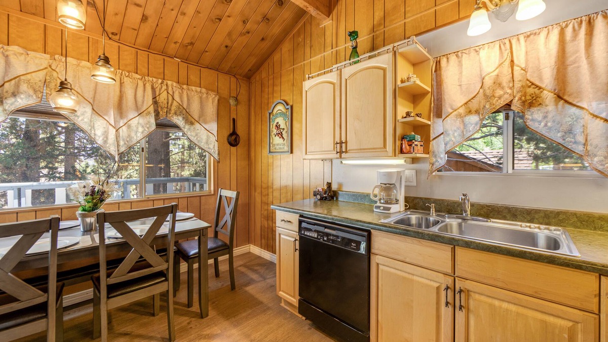 Big Bear House | Adorable home with forested deck & yard - minutes to the heart of town