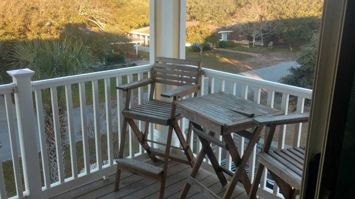 Yaupon Beach Condo | Adorable two bedroom beach condo with private beach, pool and hot tub