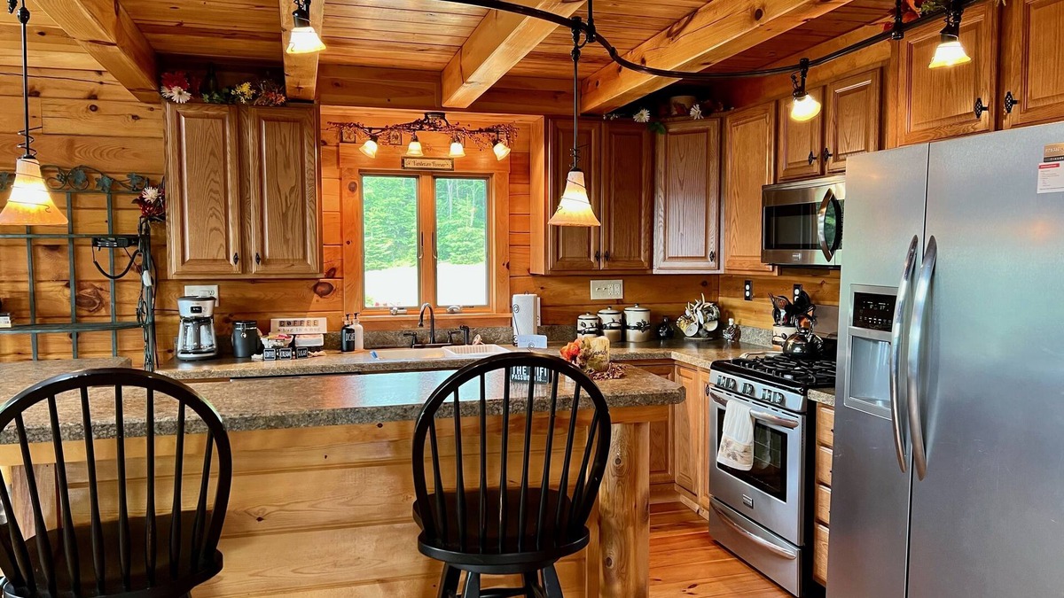 Ralston Cabin | Adventure awaits at this log home with a spectacular view!