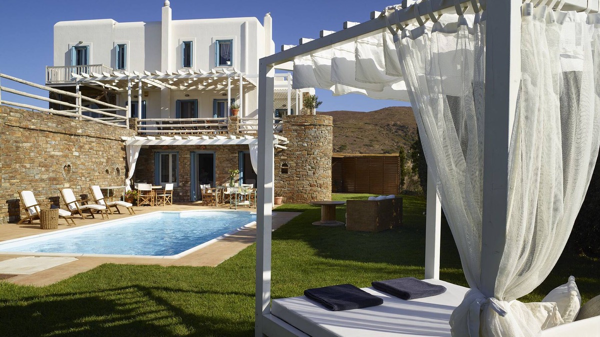 Paleopolis Villa | Aegean Marvel: Discover Villa Phivi – 5 Bed Gem, Private pool, Gym, Andros