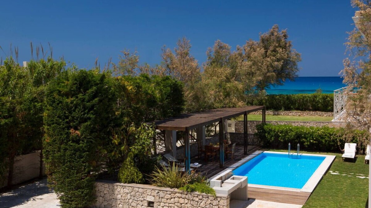 Agios Ioannis Villa | Aeriko-Anemos Beachfront Villa with Stunning View and Private Pool