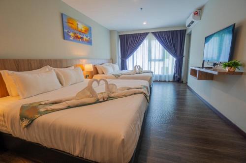 Tanjung Aru House | Aeropod Suites - Deluxe Family - by J-Residences