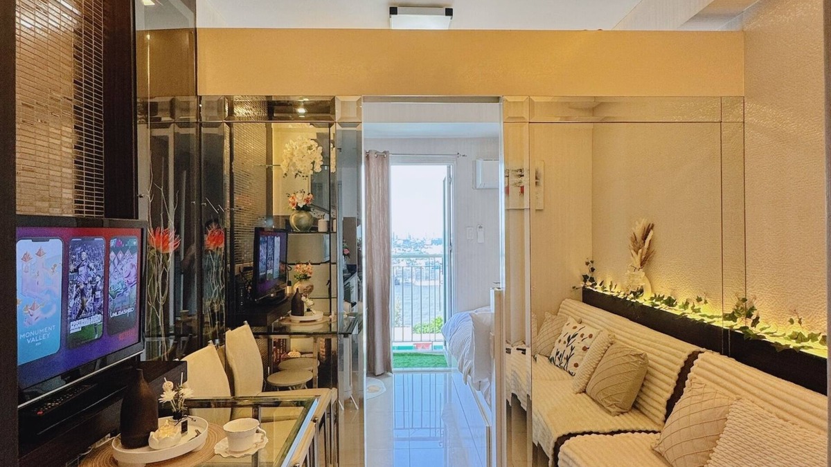 Santo Cristo Condo | Aesthetic 1-bedroom condo with WiFi, City View in Quezon City, Philippines