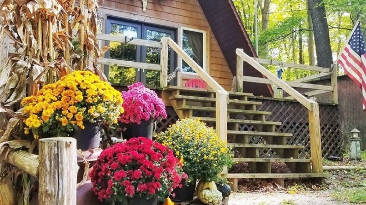 Ludington Cabin | AFrame Cabin w/Acreage-Hamlin Lake-Hot Tub-Kayaks-Firepit-Dogs okay! No Fees!