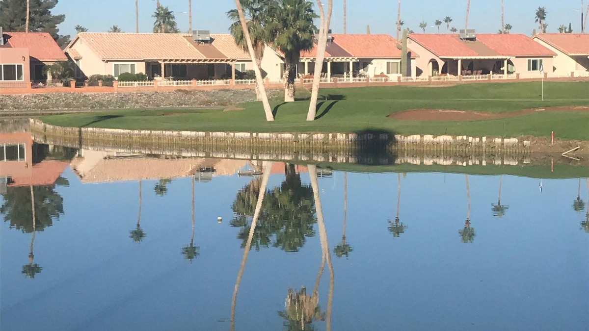 Chandler Villa | Age 55+ Sunbird vacation rental, pet-friendly, with golf course views.