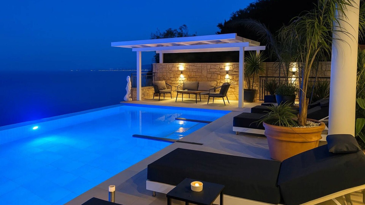 Kentroma Villa | Agni Luxury Villa – Unobstructed Panoramic Sea View, Pool, Prime Location