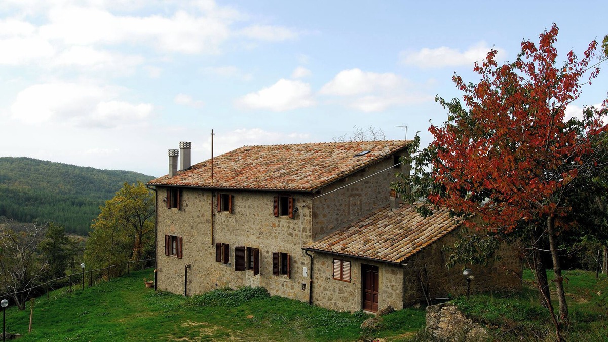 Vivo dʼOrcia Apartment | - Agriturismo La Piaggia - forest view apartment on the ground floor 2 guests