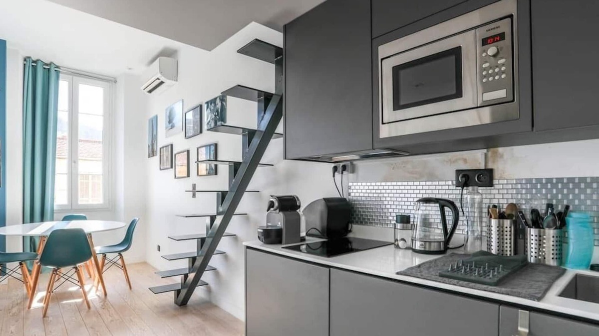 Quartier du Port Apartment | Air-conditioned studio in the Port of Nice
