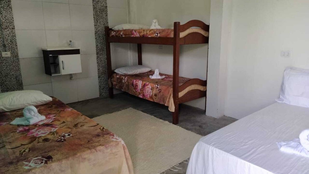 Ponta do Mangue House | Air-conditioned suite for up to 6 people - Q7 - Maragogi Social Hotel School