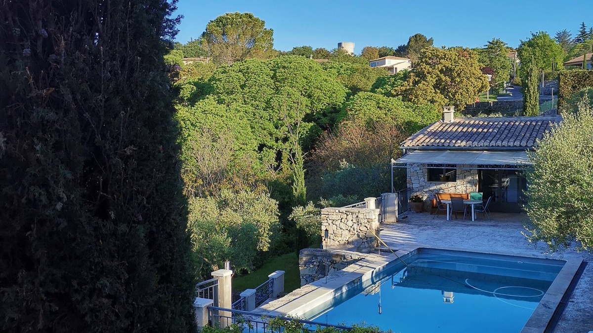 Vezenobres House | Air-conditioned villa with panoramic view and swimming pool.