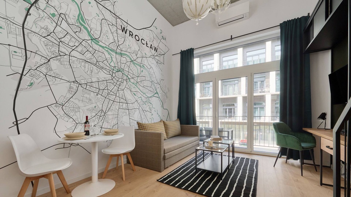 Fabryczna Apartment | Airport Apartments Zarembowicza 33 | Airconditioning, mezzanine