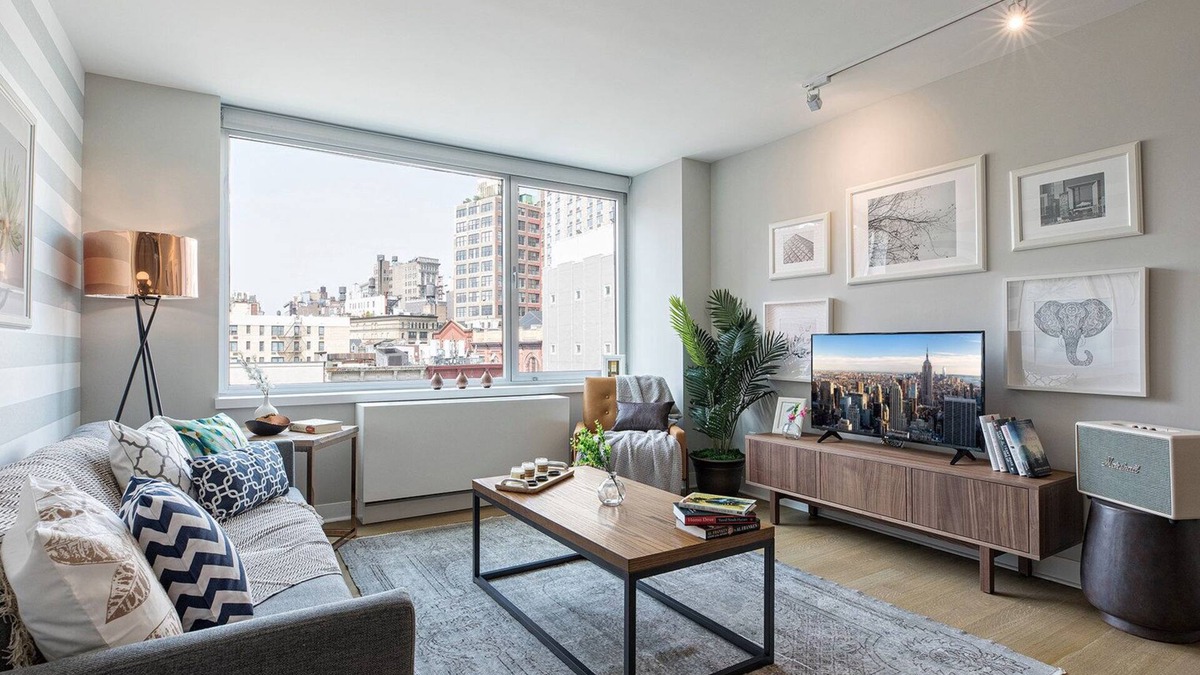 Ukrainian Village Apartment | Airy East Village 1BR w/Doorman, Gym, near NYU, by Blueground