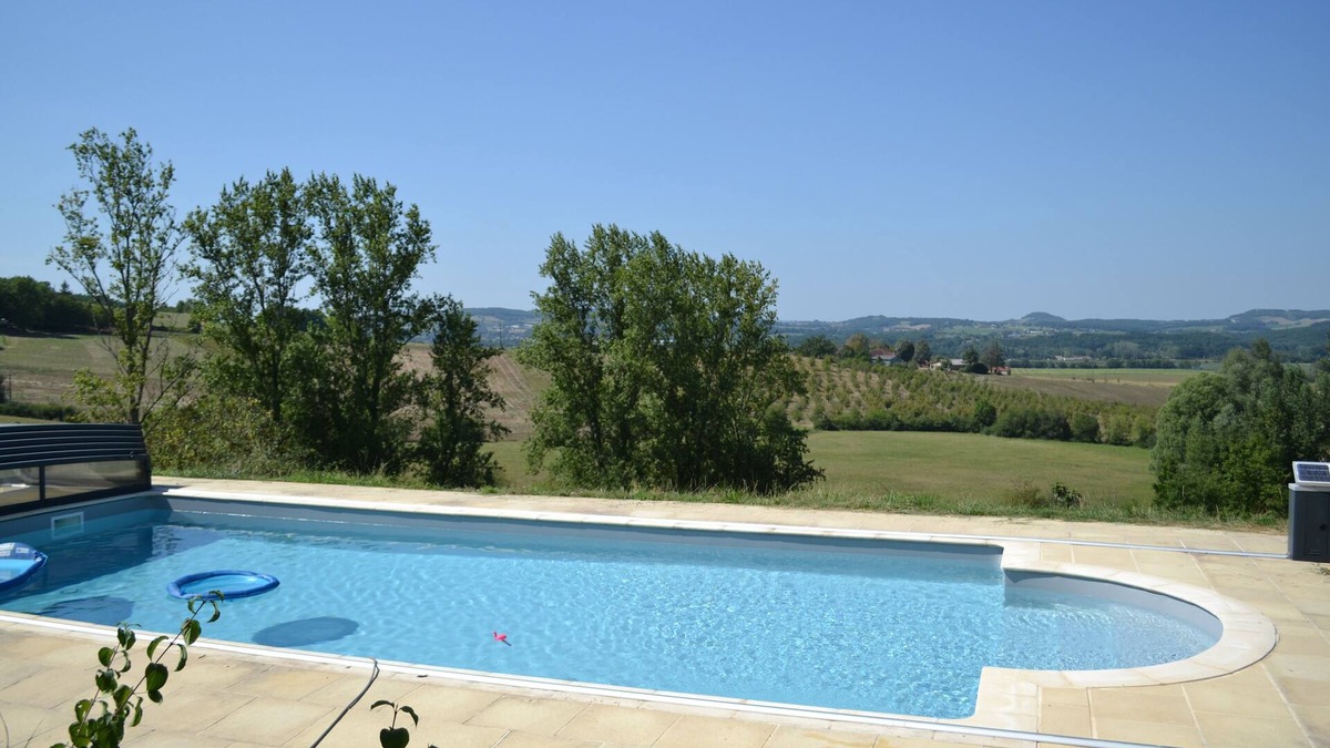Penne-d'Agenais House | Al Bioule - Maison climatisée avec piscine