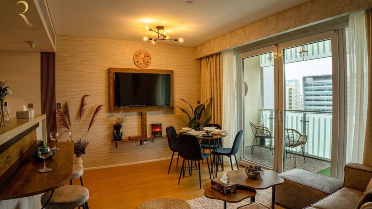 Al Raha Beach Apartment | Al Maha 1107 · Stunning Cozy 1BR - Beach Access