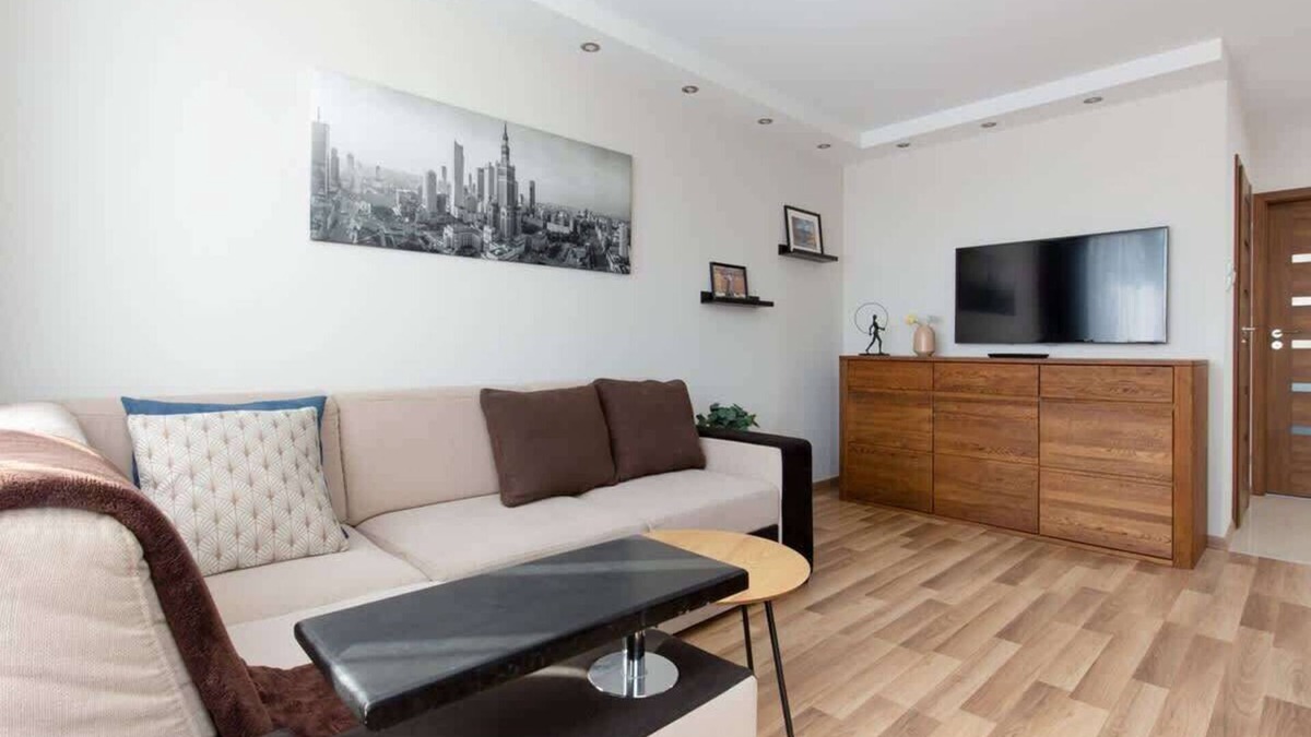 Saska Kepa Apartment | Al. Stanów Zjednoczonych 26 | Parking | Near PGE