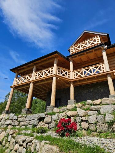 Przesieka Villa | AleBale Przesieka luksusowy dom z bali z widokiem na Karkonosze