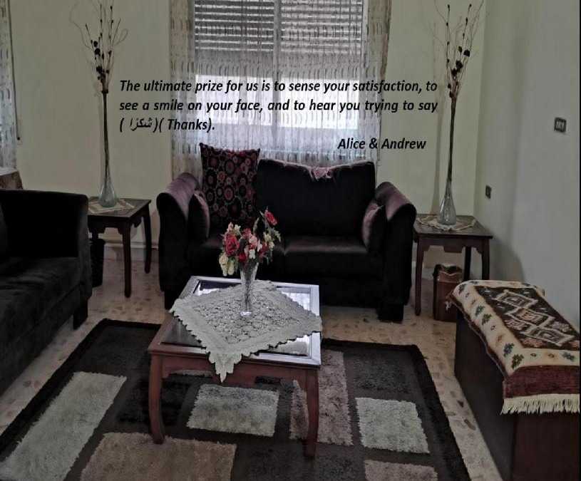 Madaba Apartment | Alice & Andrew Apt. Few Steps to Madaba Old City Center