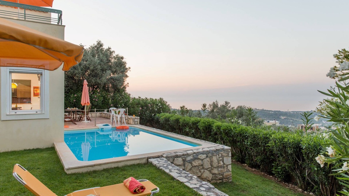 Adele Villa | Alkistis villa, independent, peaceful, with private pool and great views