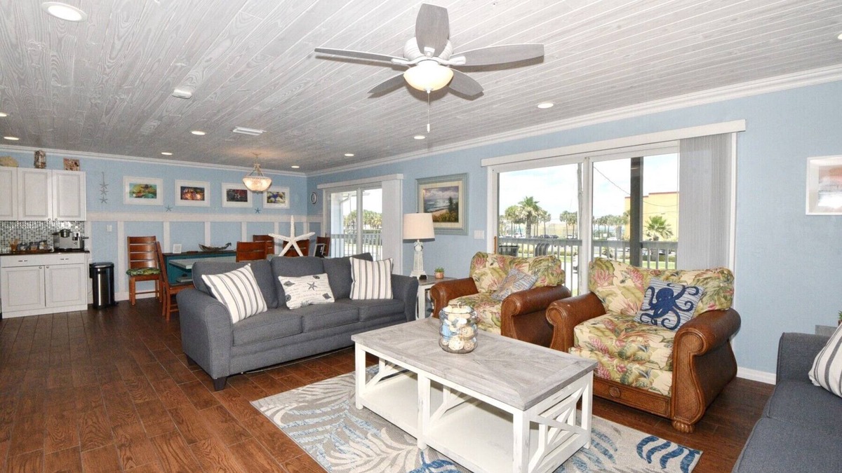 New Smyrna Beach House | "All Decked Out NSB" Ocean Views, Private Fenced Yard, BBQ, Bikes, Beach toys