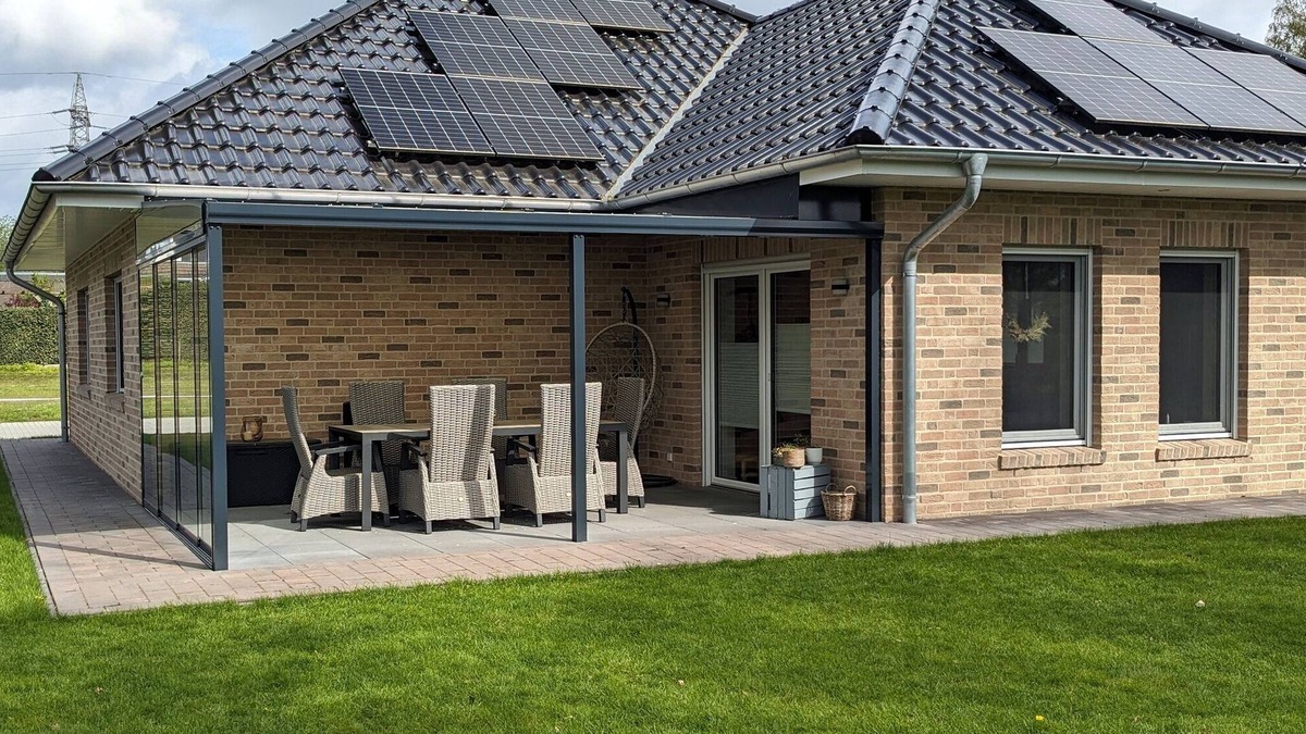 Lathen House | Alleinstehendes Ferienhaus mit Überdachter Terrasse