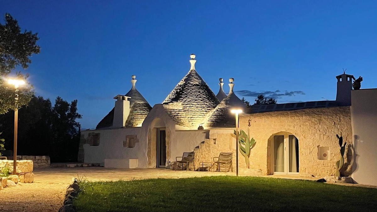 Ceglie Messapica Villa | ALMAPULIA beautiful trulli with private pool and veranda among Apulian olive trees