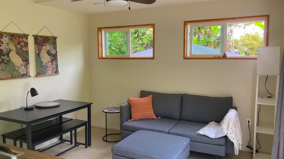 Kehena Apartment | Aloha Bungalow, Garden Level 1 Bedroom, walking distance to Kehena Beach.