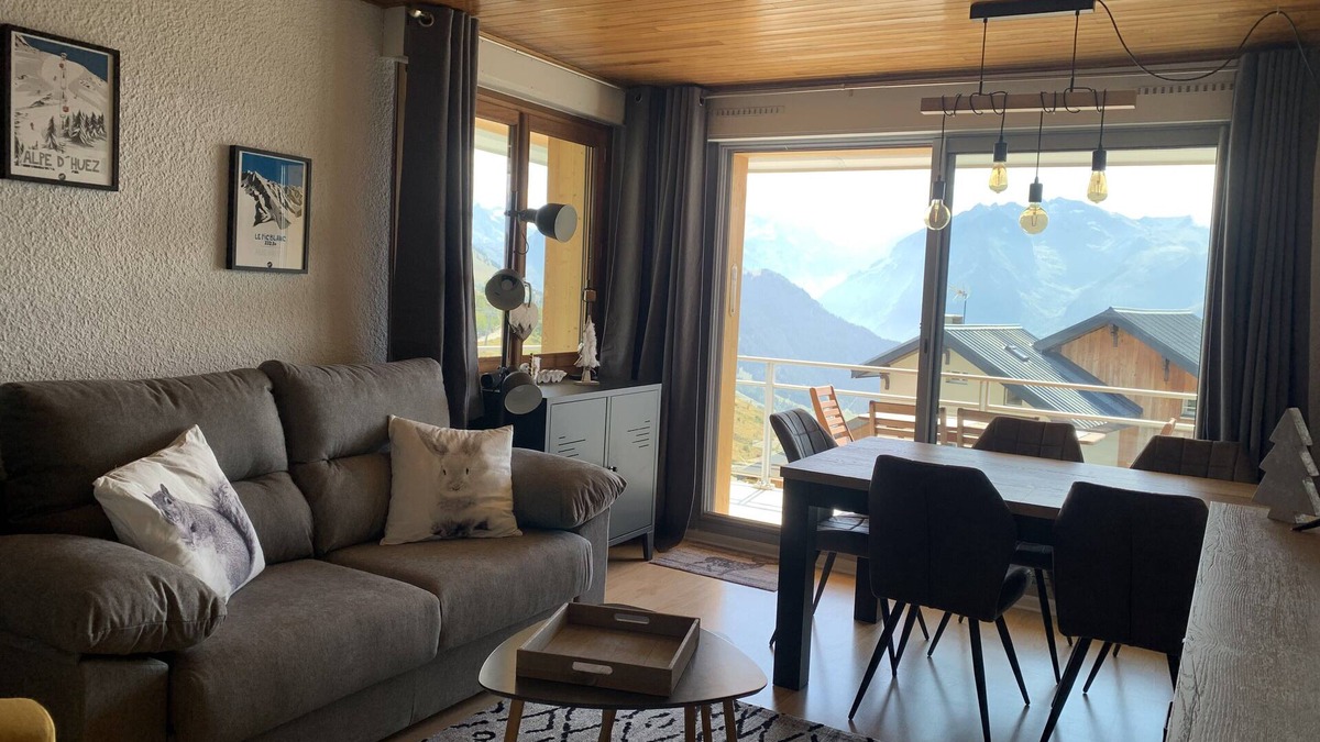 Viel-Alpe Apartment | Alpe d'Huez Appart 37m2 + terrace 16m2 - Breathtaking view - 4 people (4*)