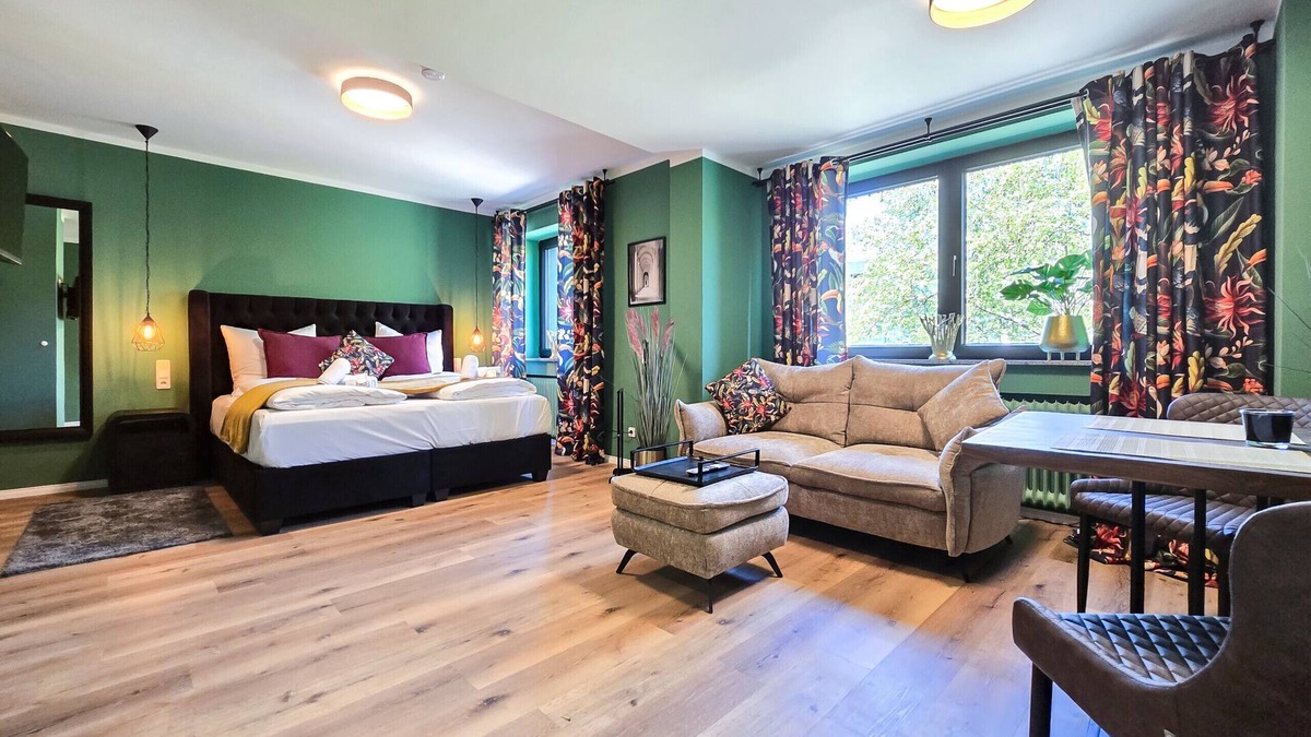 Dortmund Apartment | Alpha Apartments: Central, Cool, Cozy, Green Flair