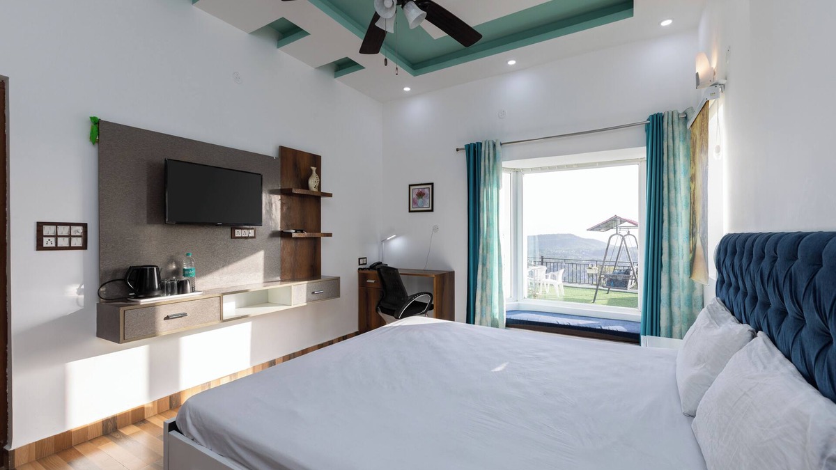 Bigha Villa | Alpine Manor 1 by Ebony Stays – Scenic 1BHK Villa in Dehradun with Garden View