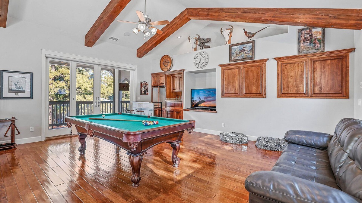 Ponderosa Trails House | Alpine Mountain | Spacious Luxury Retreat | Ponderosa Trails | Game Room