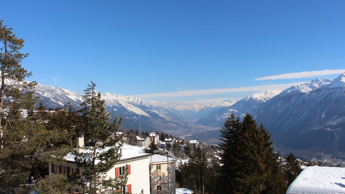 Randogne Apartment | Alpine Panorama 1 bedroom appartment