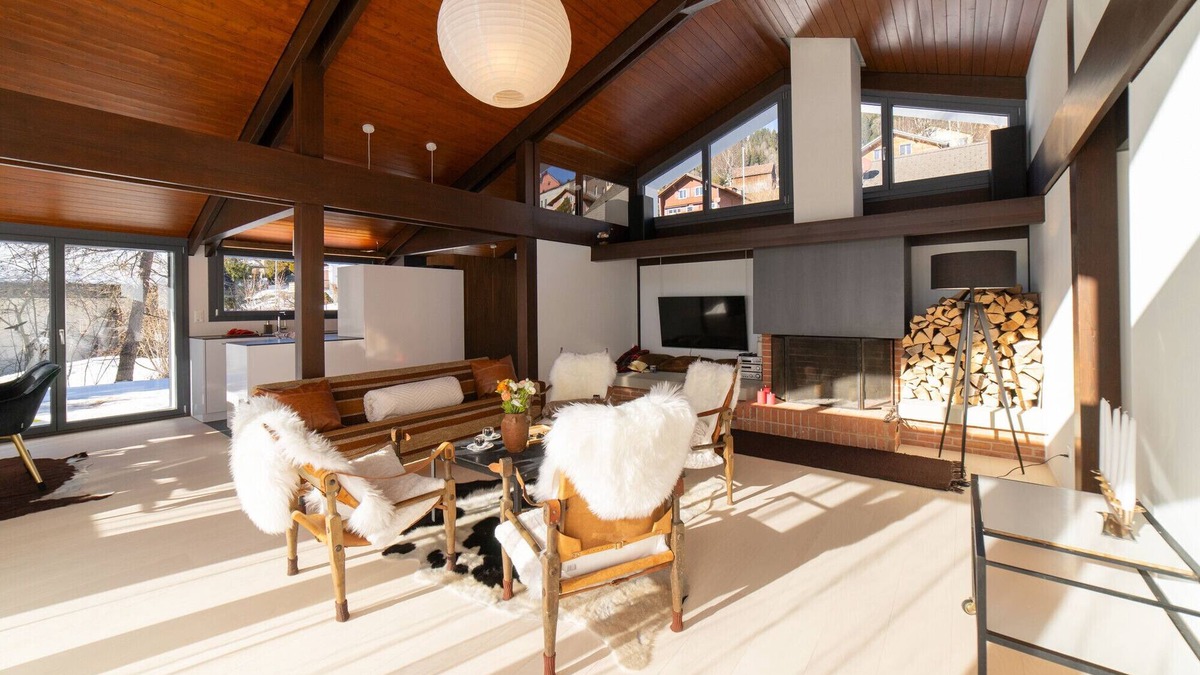 Wildhaus Apartment | Alpstern holiday loft in a prime location near the Wildhaus valley station.