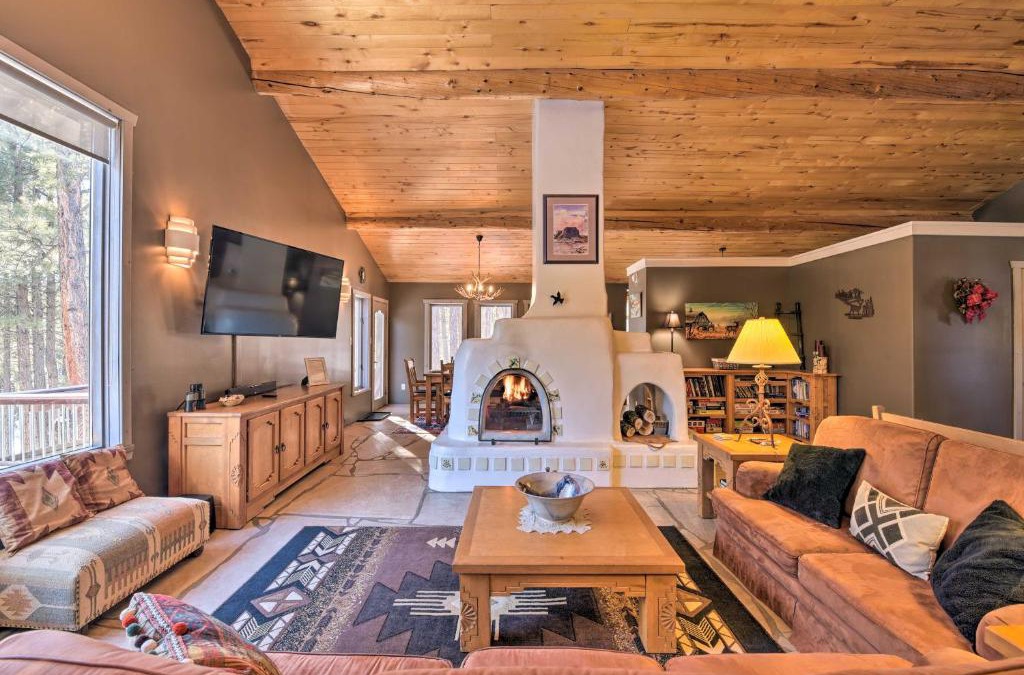 Angel Fire House | Altitude Adjustment Angel Fire Cabin with Deck