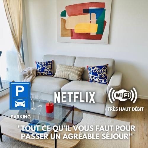 Prilly Apartment | AM3Office apartment Lausanne new, cozy, central, fast Wi-Fi & contactless check-in