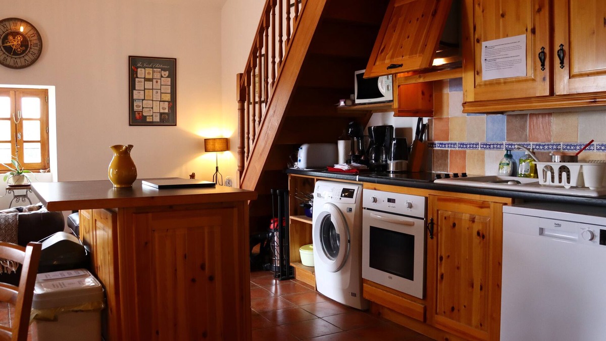 Canaules-et-Argentieres Apartment | Amazing air-conditioned apartment with private roof terrace in a Provençal Mas
