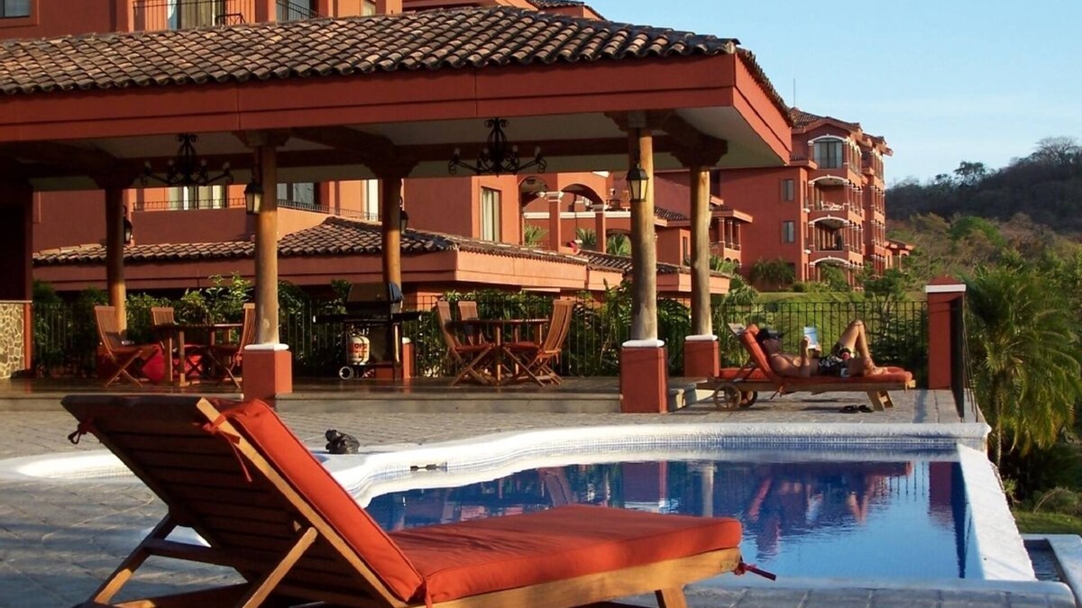Playa Conchal Condo | Amazing location steps away from new beautiful condo pool.