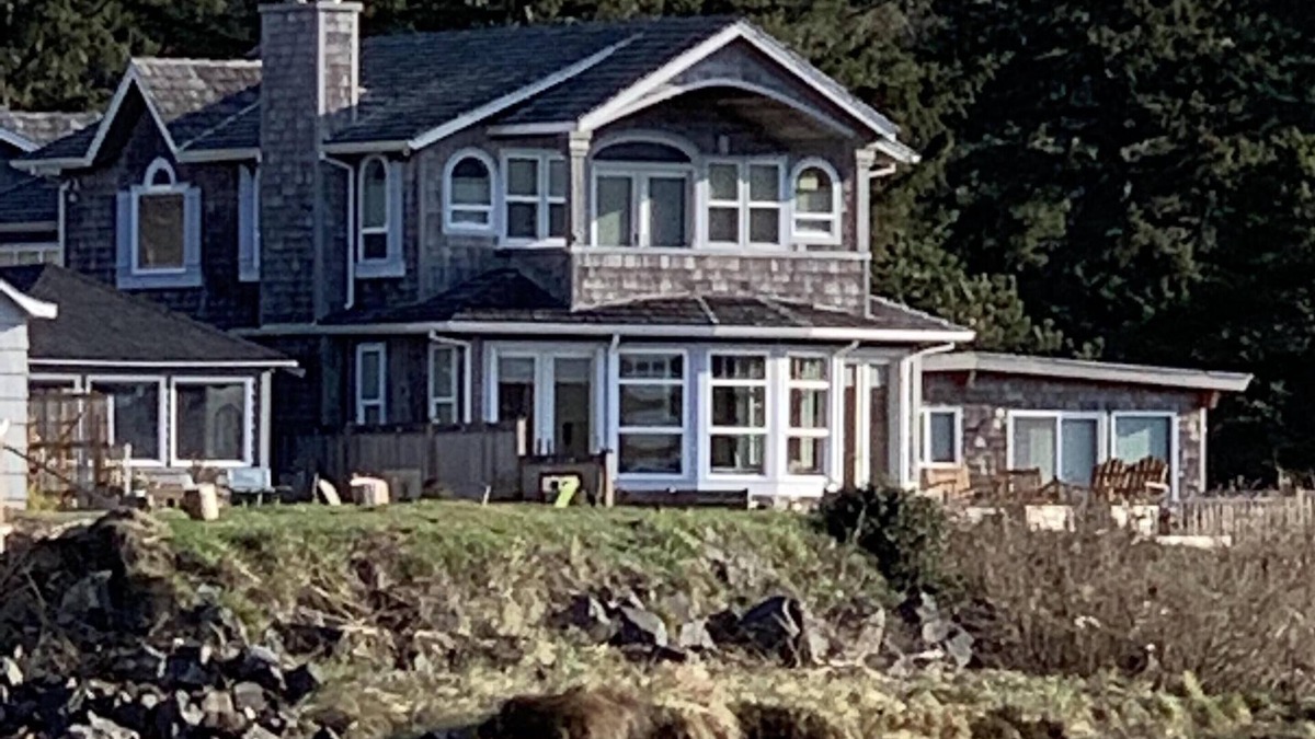 Cannon Beach House | Amazing ocean & estuary views! Relax on the deck (hot tub & fire-pit)