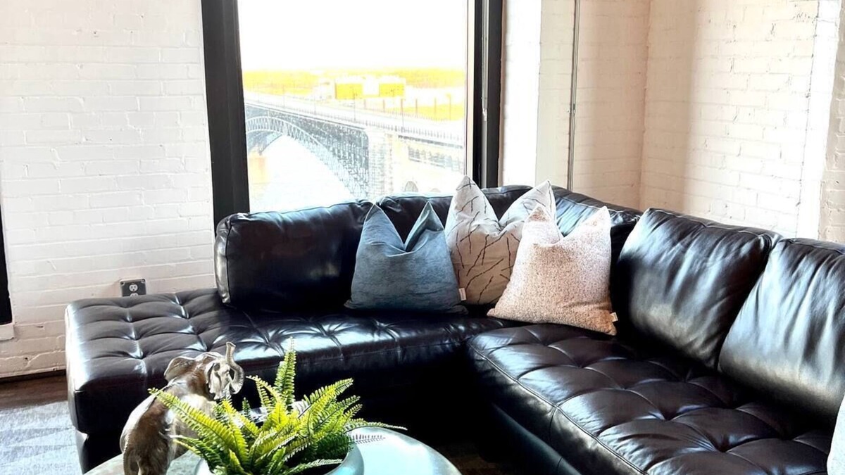 Mitchell Apartment | Amazing Riverfront Views - Steps from Arch