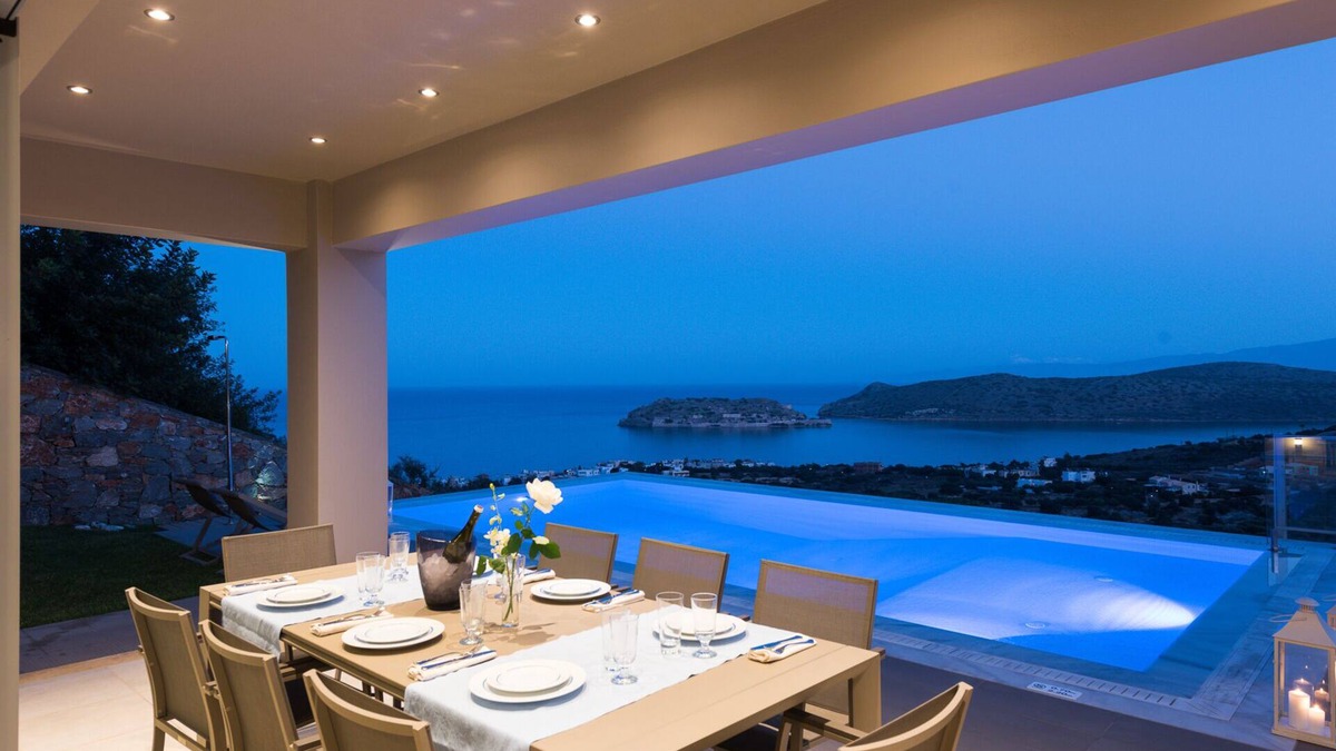 Kounelion Villa | Amazing Sea View to Spinalonga Island - 3 bedroom villa